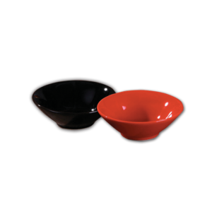 4" Porcelain Glaze Flared Bowl