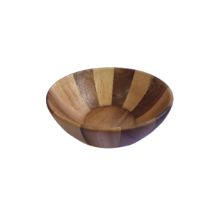 7.5" Wooden Salad Bowl
