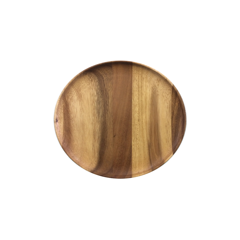 Round Wooden Serving Tray Maju Emas Kitchenware Sdn Bhd