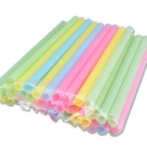 Thick Straw (Short/Long, Plain Color)