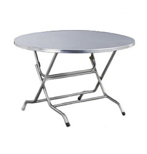 WRT-12 Imbaco Stainless Steel Round Foldable Table