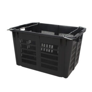Stackable Industrial Basket with Metal Handle