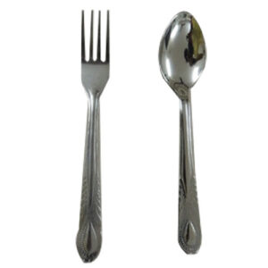 Stainless Steel Spoon and Fork