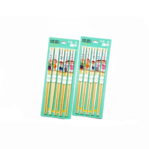 Happy Family Bamboo Chopsticks Set 10 pairs
