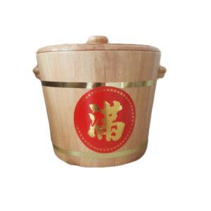 Wooden Rice Bucket (6KG, 10KG, 12KG)