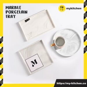 Nordic Marble Ceramic Tray (Round/Rectangle/Square)
