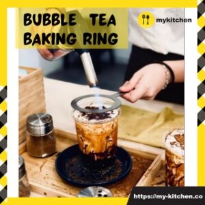 S/S Bubble Milk Tea Baking Protector Ring - D10cm/D7.5cm