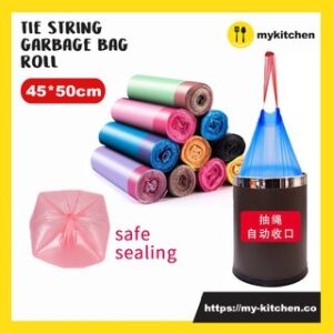 Rope String Garbage Bag (13pcs+-/roll)