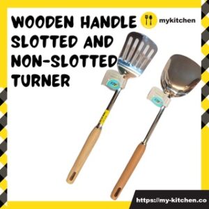 S.S Turner/Slotted Turner with Wooden Handle