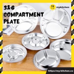 Stainless Steel Food tray / Dulang Makanan / Pinggan Mamak